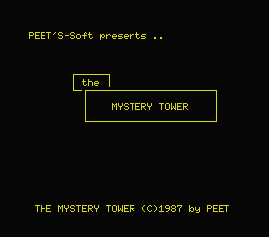 Mystery Tower